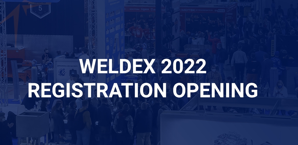 The visitor registration to Weldex 2022 is open